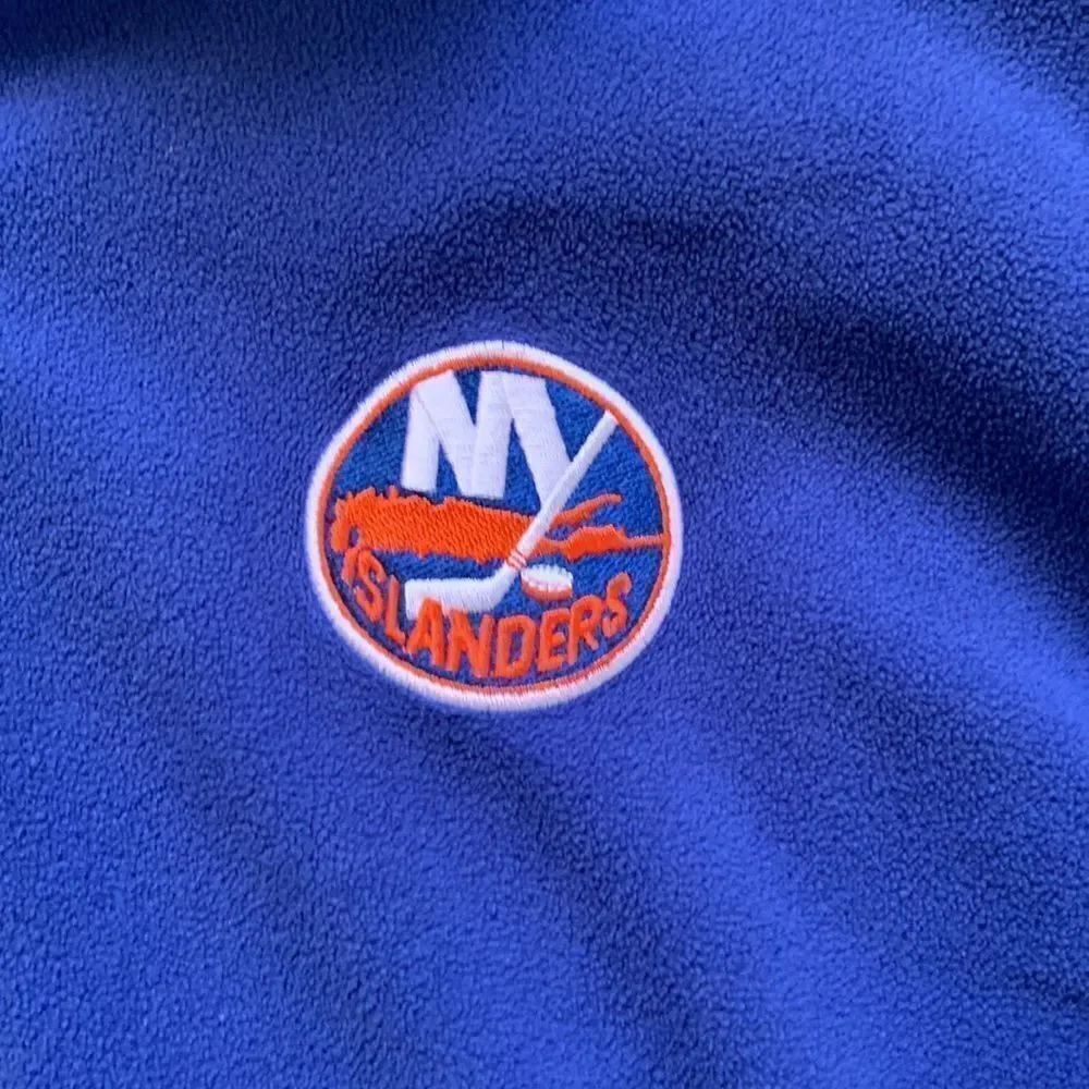 Vintage Majestic New York Islanders Three quarter‎ Fleece jacket